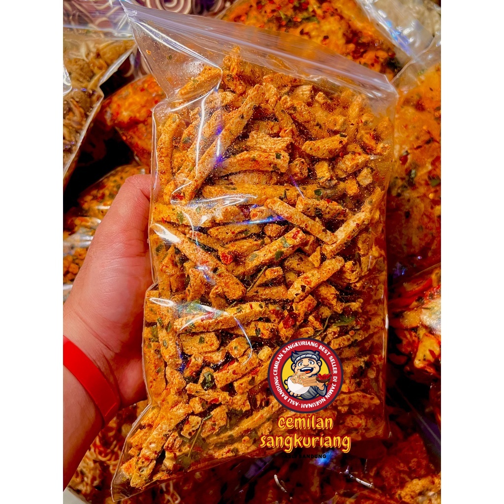 

Basreng pedas extra daun jeruk 1kg ready setiap hari / basreng viral tiktok / basreng sultan AGEN SNACK