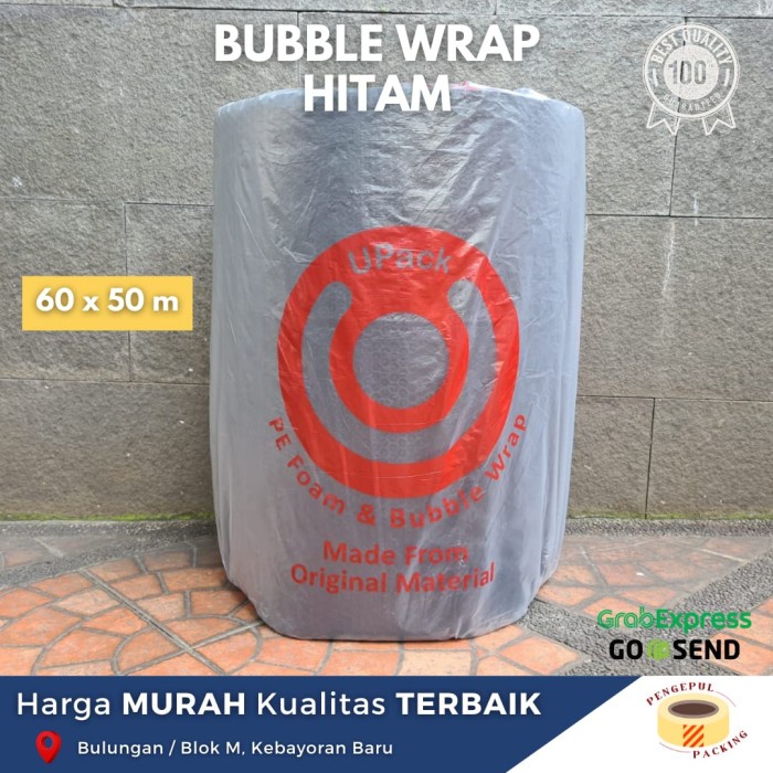 

BUBBLE WRAP UPACK 3KG 60 CM X 50 M - Hitam