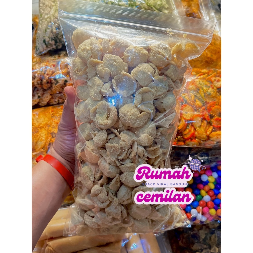 

KERUPUK TAHU BERAT 500 GRAM RUMAH CEMILAN