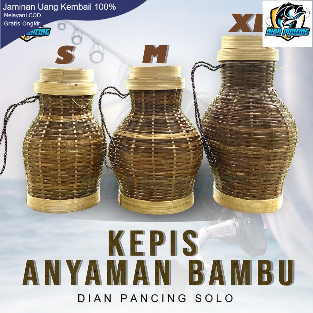 Kepis Koja Dari Bambu Tempat Ikan Bahan