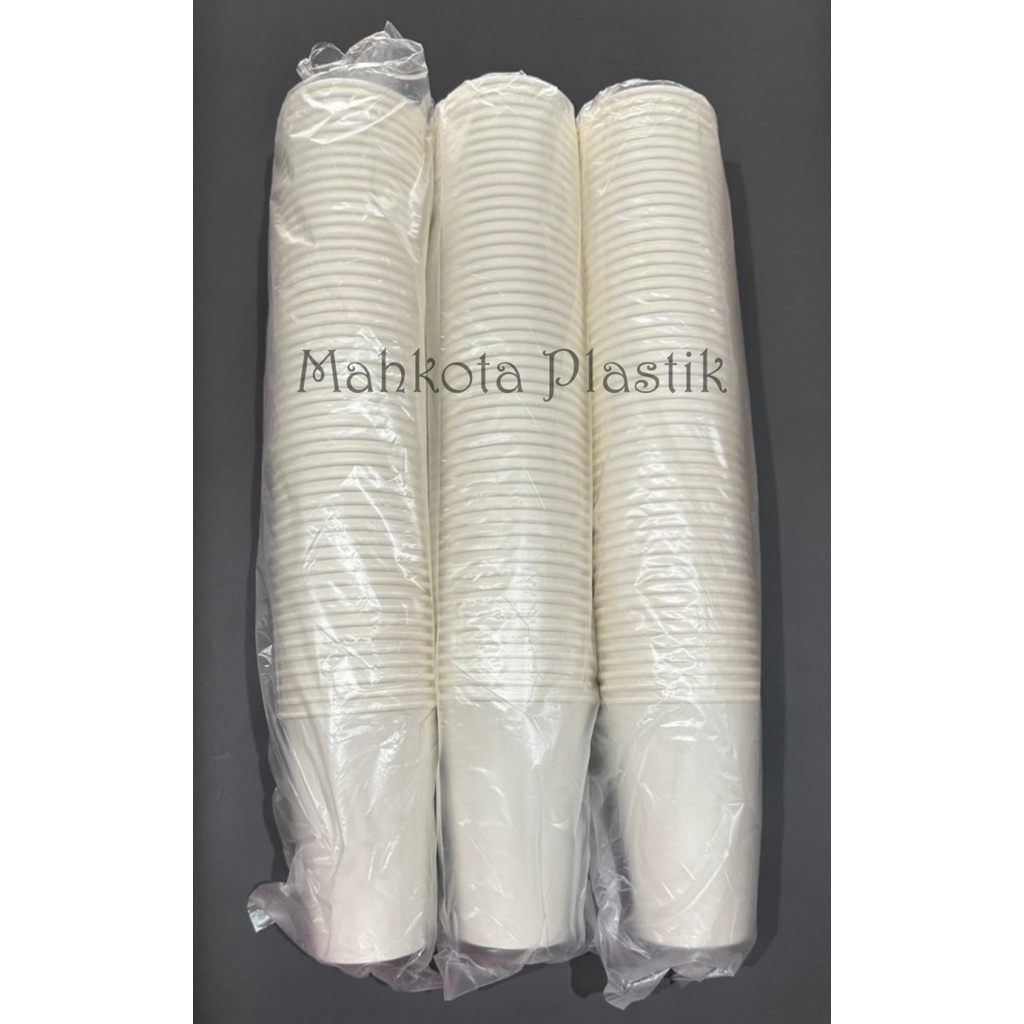 Gelas Kertas Paper Cup Hot Polos 16oz