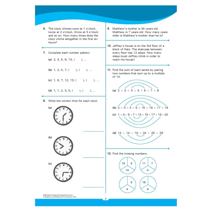 

Terlaris ✨ - Mathematical Olympiad Training Book Level 1 - 6 School - 5