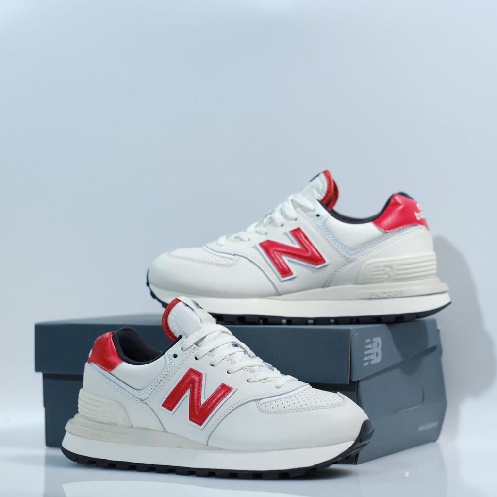 New Balance 574 Legacy Angora Crimson Original BNIB | NB 574 | Sepatu NB Merah | NB Putih