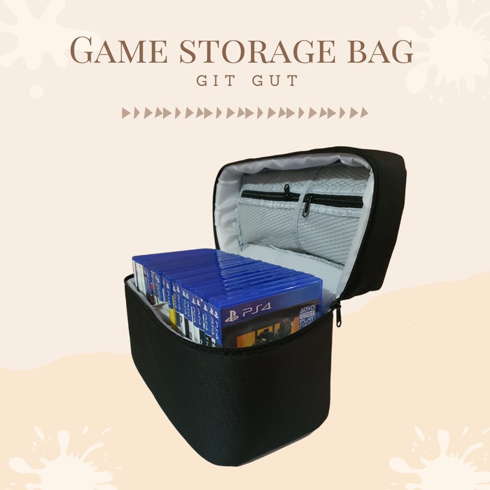 MURAH-  Tas Busa / Tempat Penyimpanan / Storage CD BD Box Game Kaset PS4 PS5- 1.2.23
