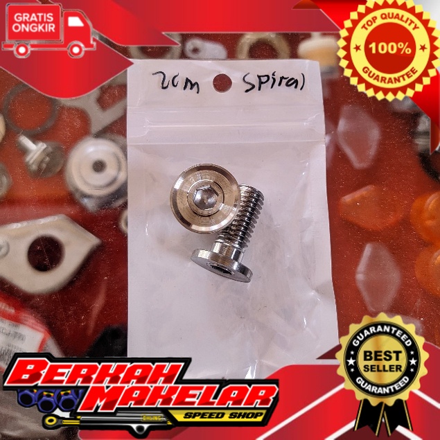 BAUT M10 DRAT 14 SPIRAL STAINLESS HANDMADE (DRAT KASAR)