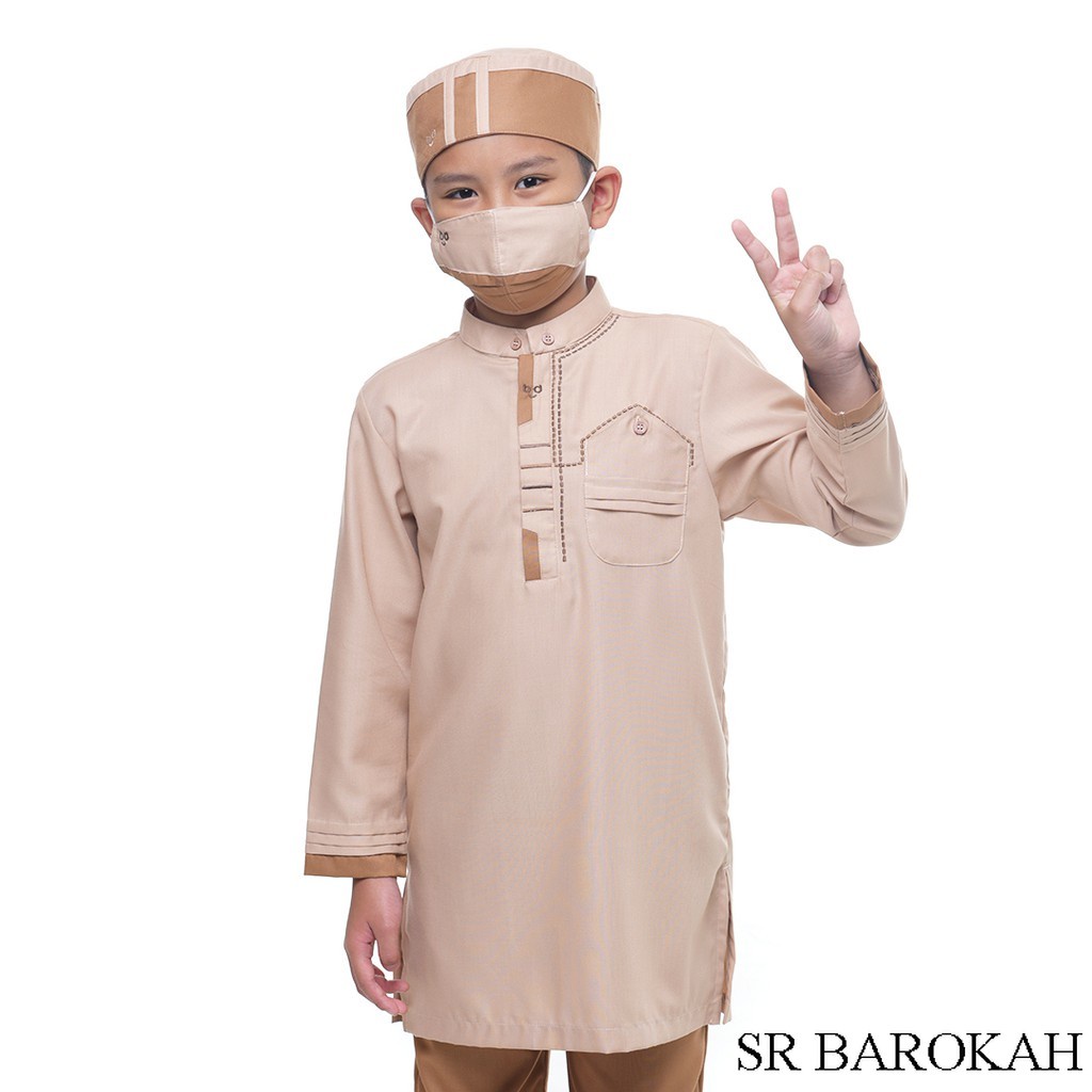 Rabbani - Setelan Jubah Koko Anak Muslim Bani Batuta Hafiz Asraf