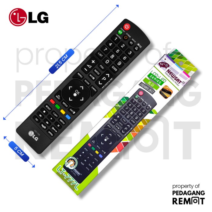 Remot Remote TV LG LCD LED AKB72915246 / AKB72915251 / AKB72915244