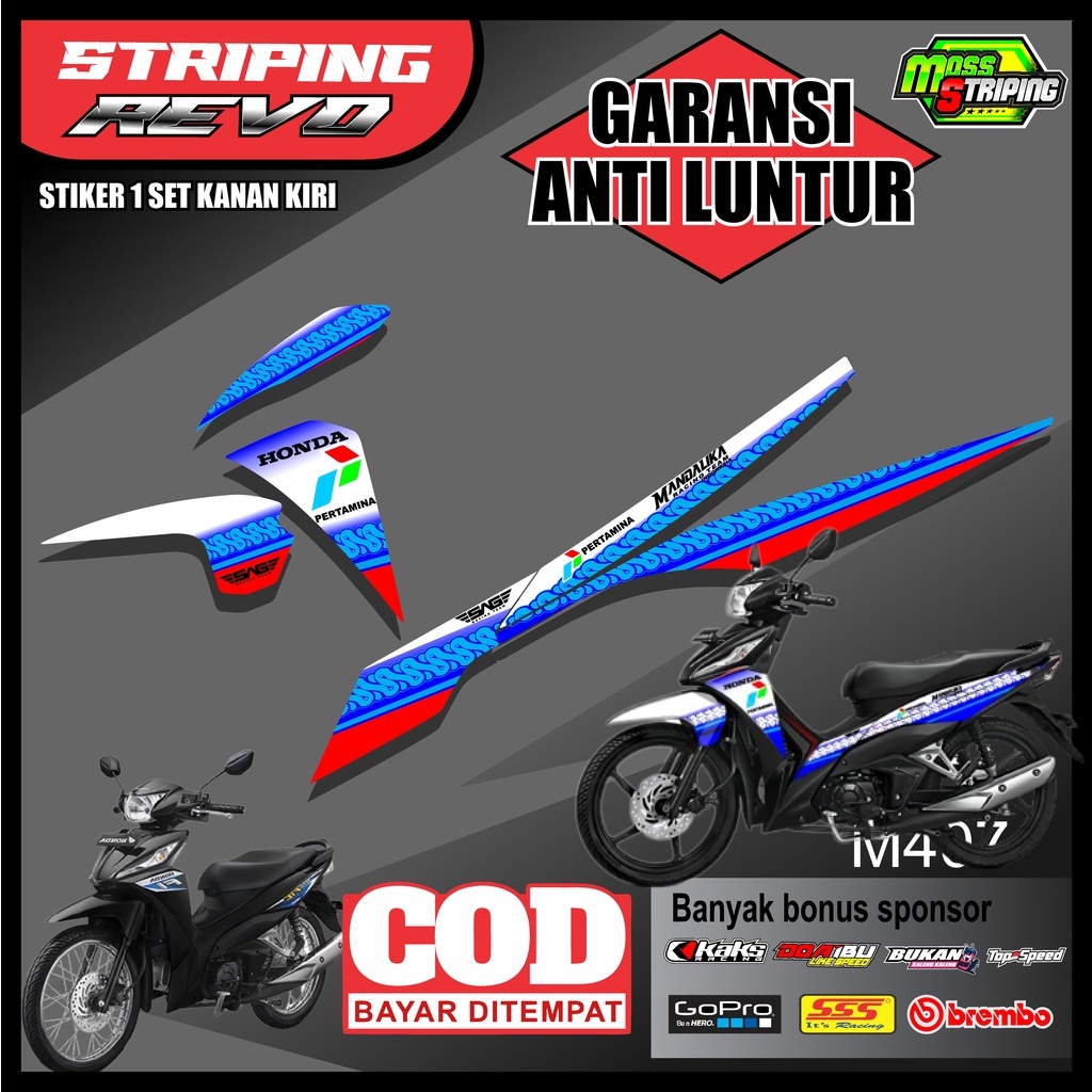 Striping Stiker Lis decal Revo Fi Fit SW CW 2009 2010 2011 2012 2013 semi fullbody desain graphis mo