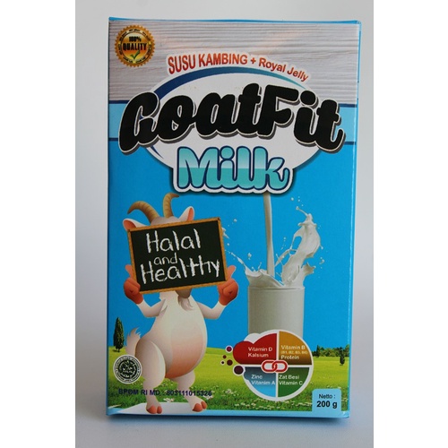 

GOATFIT MILK PUTIH Susu Kambing Ettawa Plus Royal Jelly