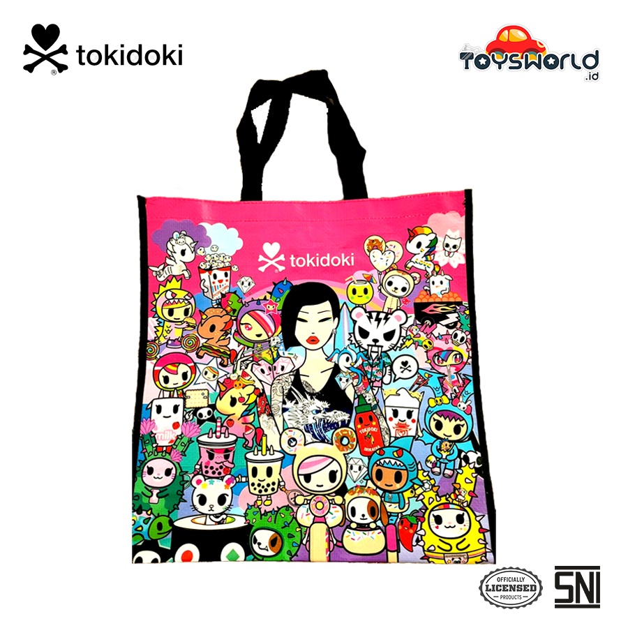 Tokidoki Cotton Candy Dreamin Vinyl Tote Bag-Back