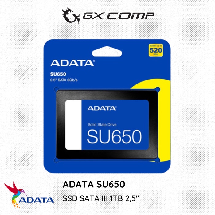 ADATA SSD SU650 1TB SATA III / SSD 1TB