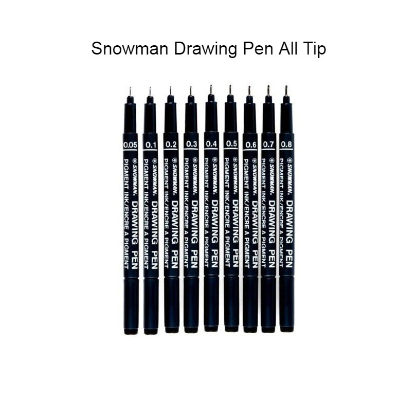 

Drawing Pen Snowman Pen FT 700 Semua ukuran 0.05 - 2.0 mm - SHAGB