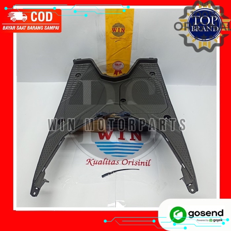 Pijakan Kaki Beat Street ESP 2016 2017 2018 2019 | footrest atas + tutup aki WIN | bordes dek injaka