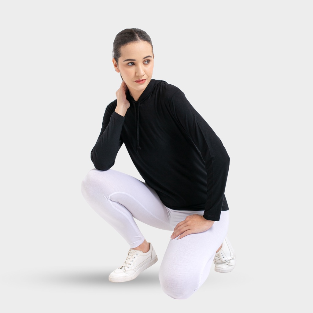 TERMURAH Mula Women Slim Fit Coverback Hoodie **