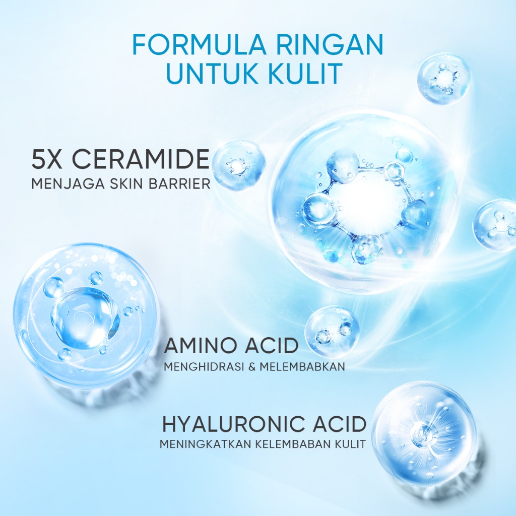 SKINTIFIC - 5X Ceramide Low pH Cleanser Facial Wash Gentle Cleanser For Sensitive Skin 80ml Face Wash Sabun Cuci Muka Pembersih Wajah Pencuci Muka Oil Control
