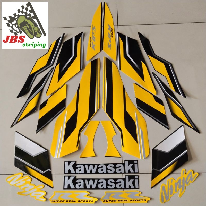 Striping ninja rr stiker kawasaki ninja rr list body standar 2015 se