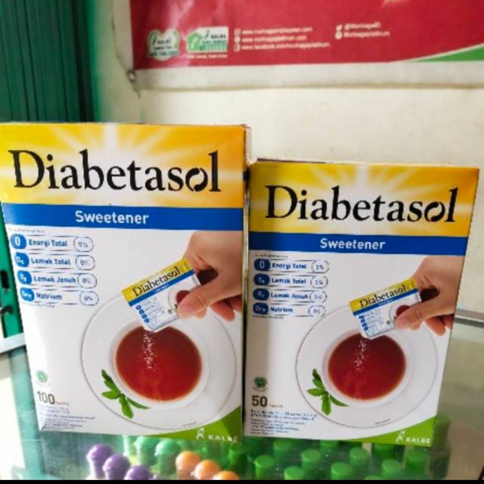 

[Big Sale] Diabetasol sweetener 50 /100 sachet - 50 's