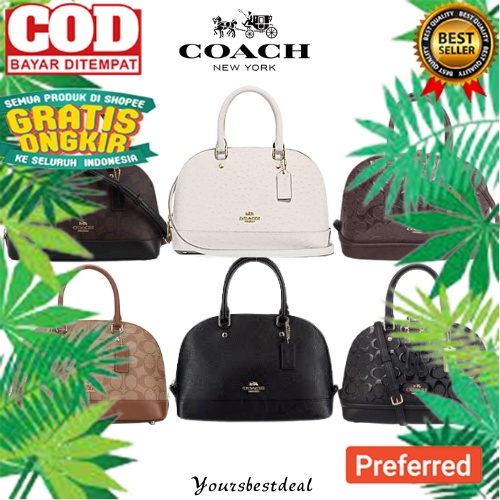 Coach Sierra Signature Hand Bag Shoulder Bag F27583 57555 55450// HAND BAG / TAS TANGAN MURAH / TAS 