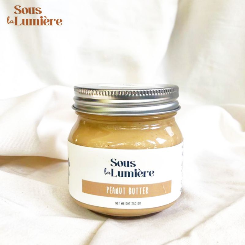 

COD Selai Kacang 250 gram Peanut Butter Unsweetened Original Keto Vegan Diabetic DEBM Sous la Lumière