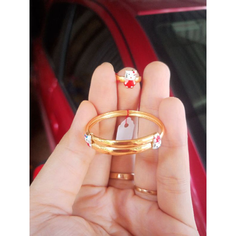 Lapak Jepara Set Perhiasan Emas Untuk Anak Bayi Gelang Bayi Dan Cincin Bayi Emas Asli Terbaru Gelang