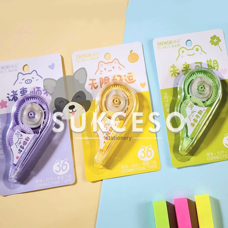 

Fancy Tip Ex Correction Tape SC-8813 / Tip X Kertas