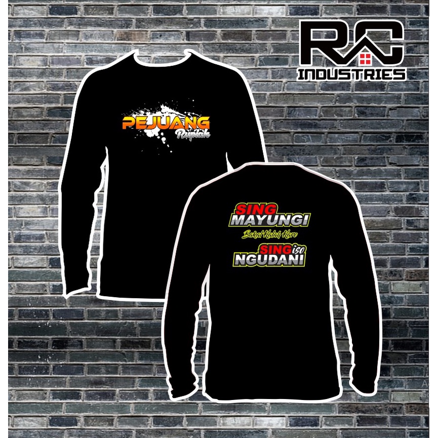 KAOS KATA KATA PEJUANG RUPIAH BAHASA JAWA PREMIUM COTTON COMBED KUALITAS DISTRO