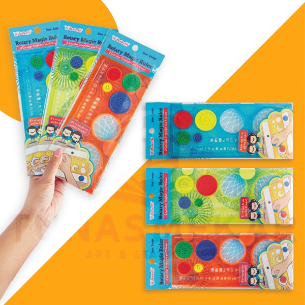 

Penggaris Butterfly Rotary Magic Ruler Large