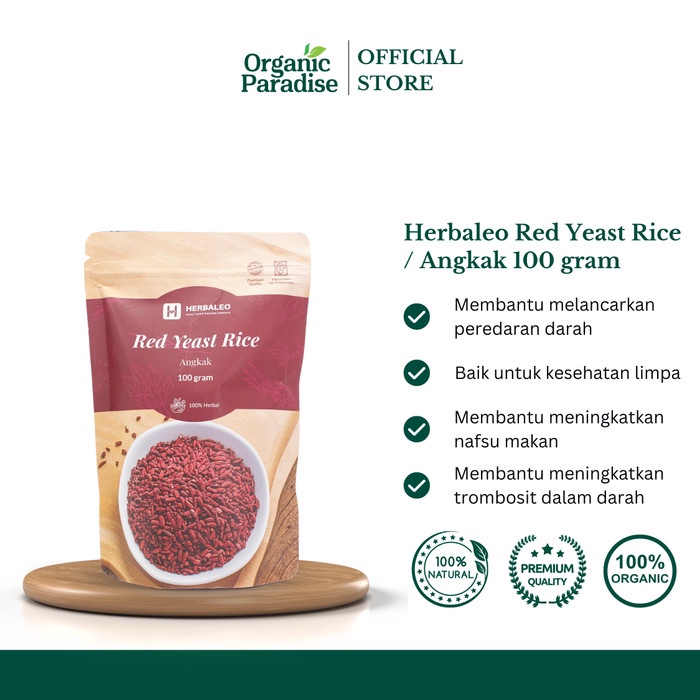 

Herbaleo Red Yeast Rice / Angkak 100 gram