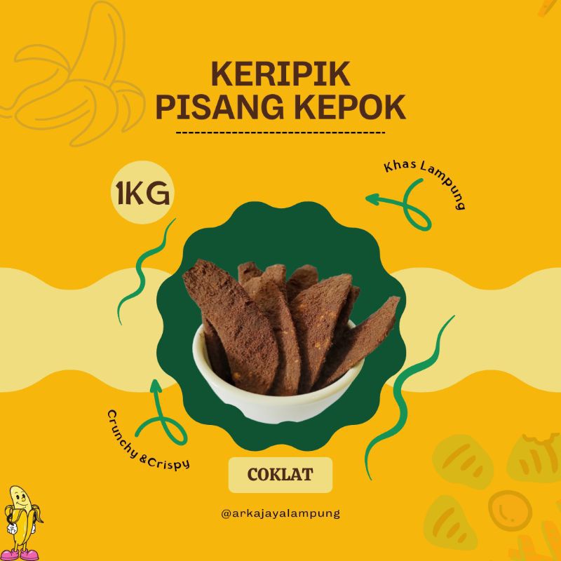 

(1kg) Keripik Pisang Potongan Panjang Aneka Rasa Khas Lampung