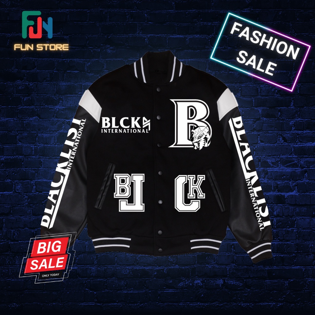 JAKET VARSITY BLACKLIST INTERNASIONAL RRQ Hoshi ONIC ALTEREGO ECHO BTR ONICTERBARU TAHUN 2023 - 2024