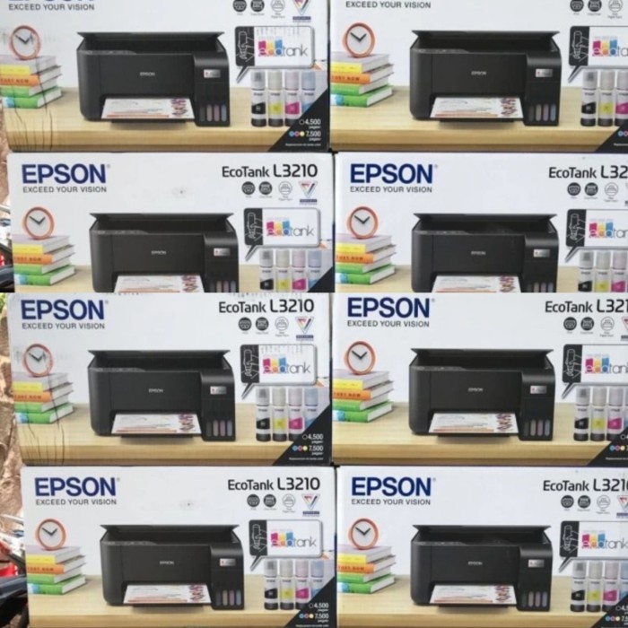 Printer EPSON EcoTank L3210 A4 All in One-EPSON L3210 Ink Tank Printer