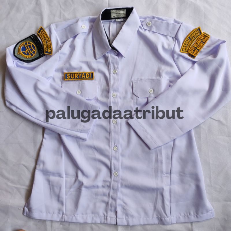 Best Seller Baju Kemeja PNS Wanita / Baju Kemeja PNS Polos Wanita / Baju PDH Dishub / Baju PDH Kemen