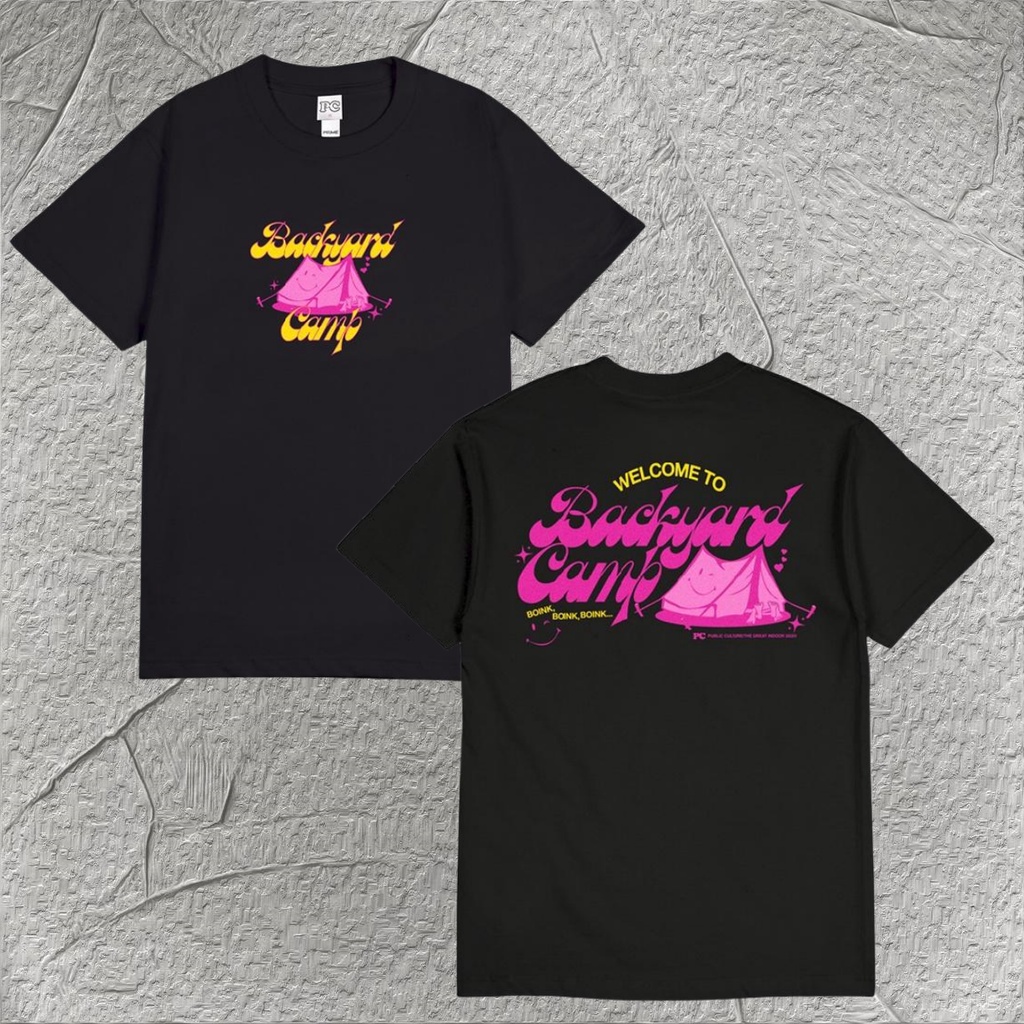 【HOT】 Public Culture - Backyard Tee - Black Fashion T-Shirt