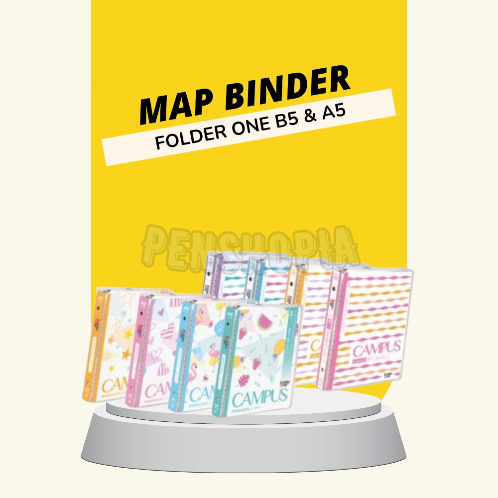 

Map Binder Note A5 / B5 Folder One Motif 20 dan 26 Ring