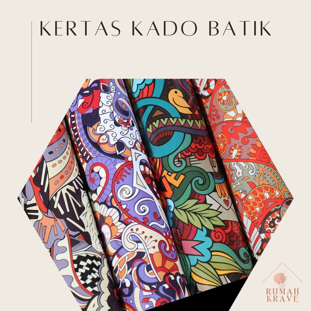 

RUMAH KRAVE - Kertas Kado Batik Wrapping Paper