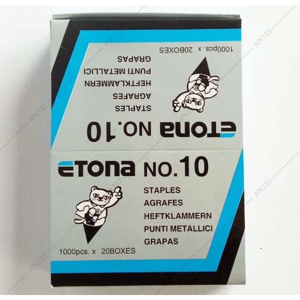 

Isi Staples Etona No.10 / isi Staples 1 Kotak