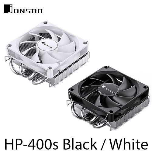JONSBO HP-400S BLACK / WHITE CPU FAN COOLING / HSF HEATSINK COOLER LOW
