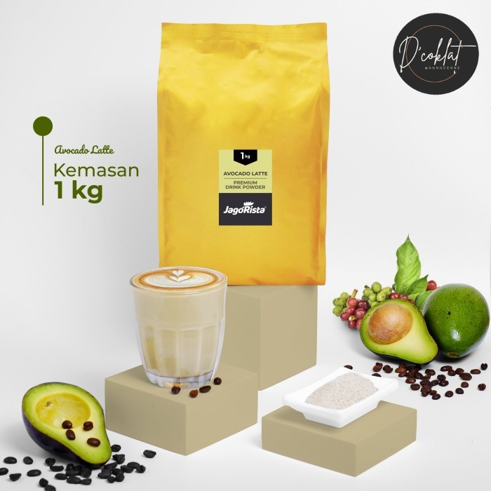 

Premium GOLD Avocado Latte ( Bubuk Minuman / Bubble Drink Powder )