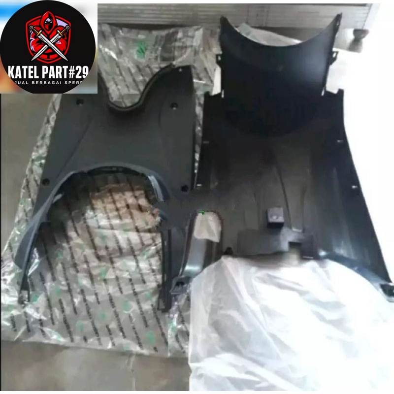 cover dek lantai atas & bawah honda scoopy lama karbu