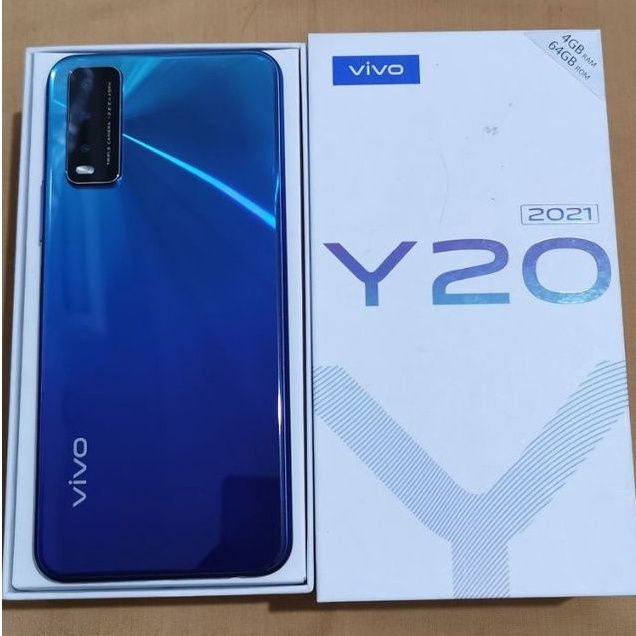 Vivo Y20 2021 Ram 4 Rom 64GB Bekas Original