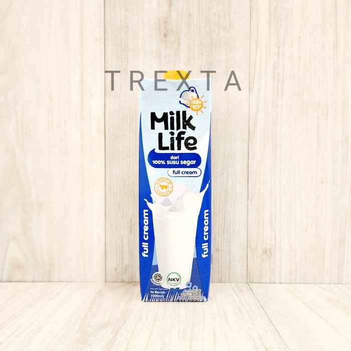 

Milk Life Susu UHT Full Cream 1 Liter GOJEK GRAB
