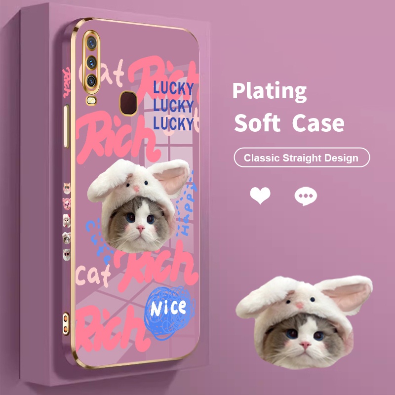 Golden Plated Case Casing For Vivo Y12 Y12s Casing For Vivo Y12i Y12a vivi Casing For VivoY12 Casing