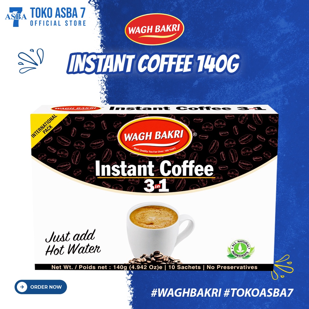 

WAGH BAKRI INSTAN COFFEE 140GR