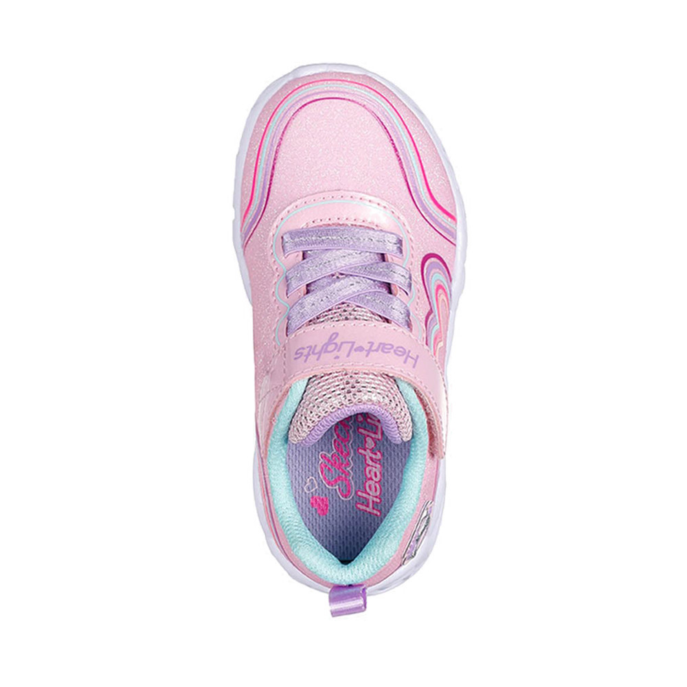 Skechers Heart Lights Girl's Shoes - Pink