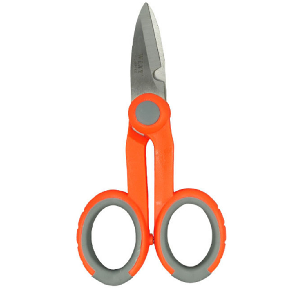 

1pcs Unisex kevlar scissors fiber optic aramid wire pigtail jumper scissors ftth tools simple optical fiber scissors