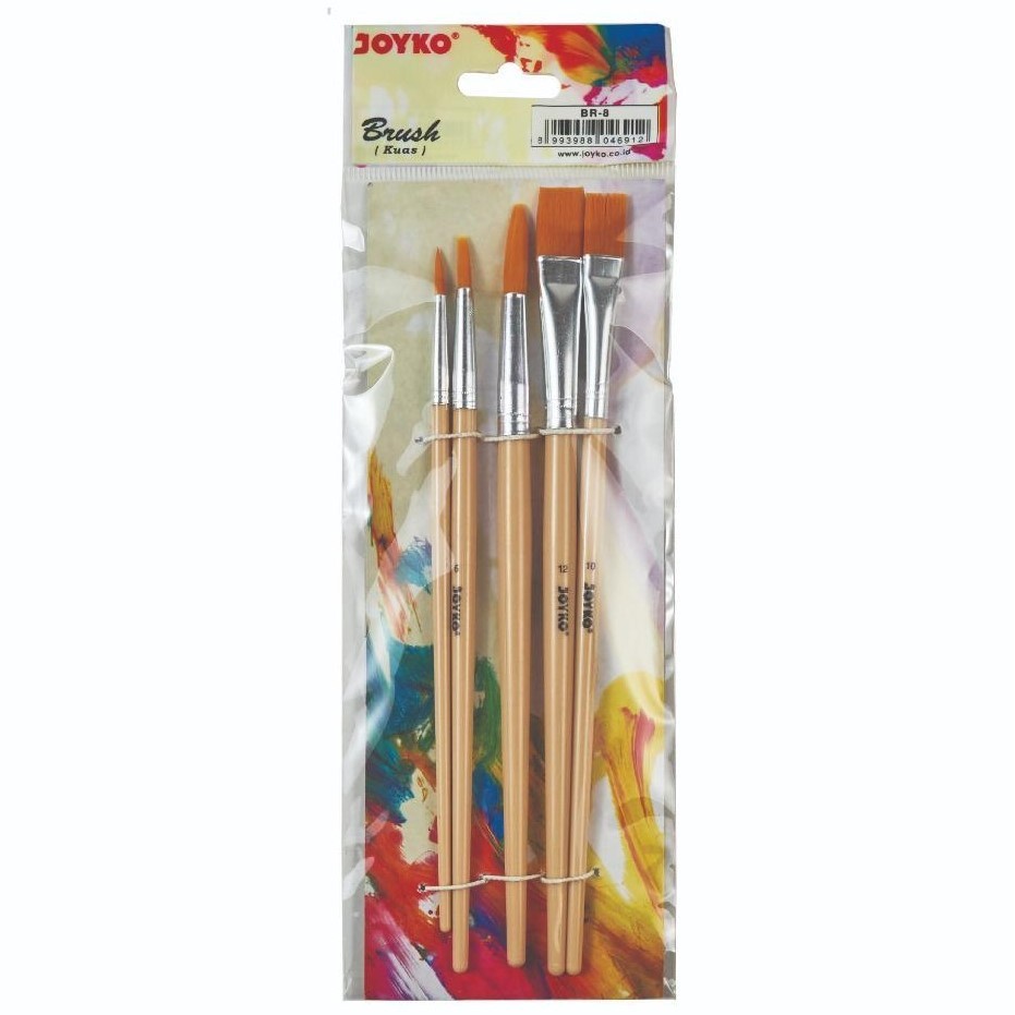

(SET) Kuas Lukis Cat / Painting Brush - Joyko BR-8