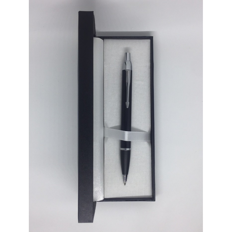 

Pulpen Promosi / Pulpen Parker IM Black TW / KW ( Klip Silver )