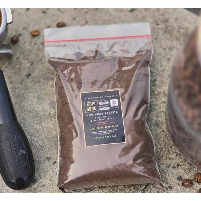 

READY STOCK!!! KOPI BUBUK 1 KG HARGA SANGAT TERJANGKAU, HARUM, NIKMAT, PACKING RAPIH - Produk A