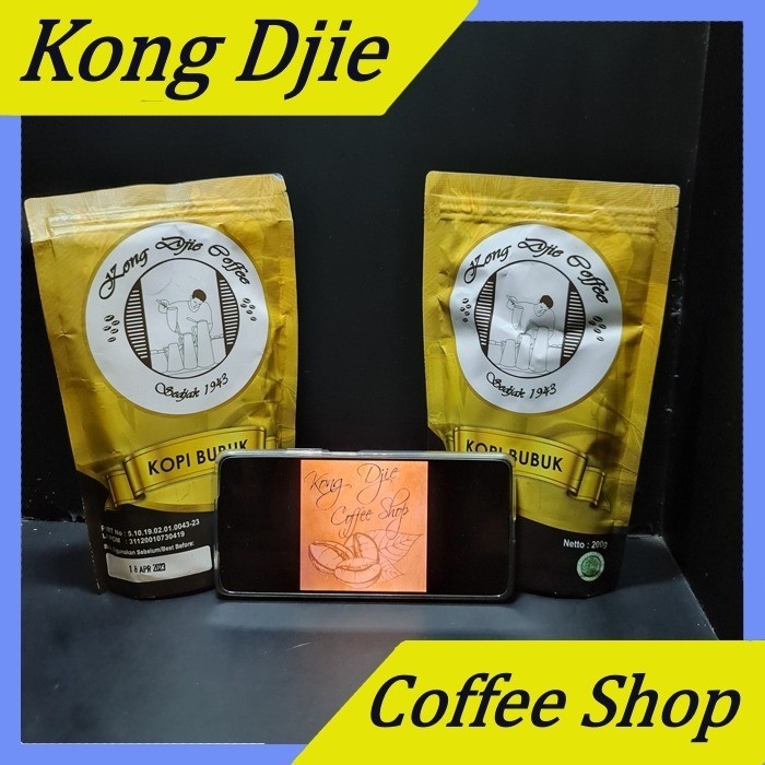 

READY STOCK!!! Kong Djie kopi bubuk coffee powder 200g