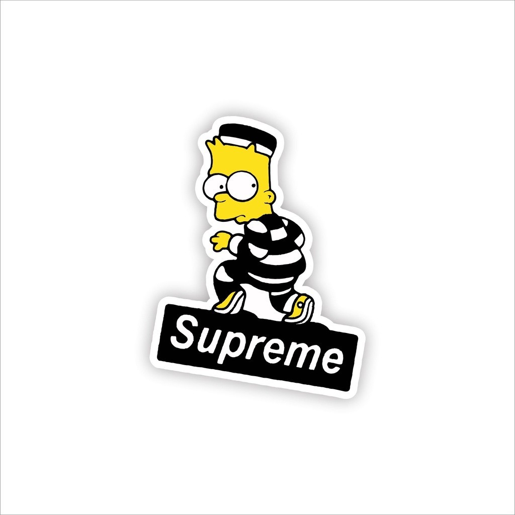 

Stiker brand sticker distro Simpson bahan graftac anti air